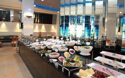 رستوران کره ای کونگ با غذاهای رنگارنگ