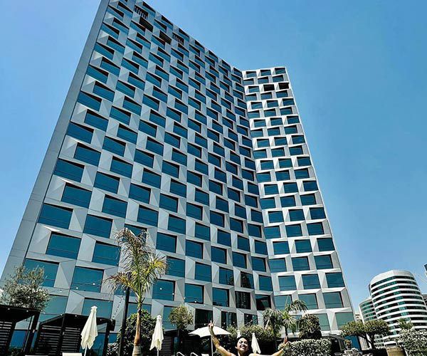 فواصل اماکن دیدنی تا هتل Indigo Downtown Dubai Hotel