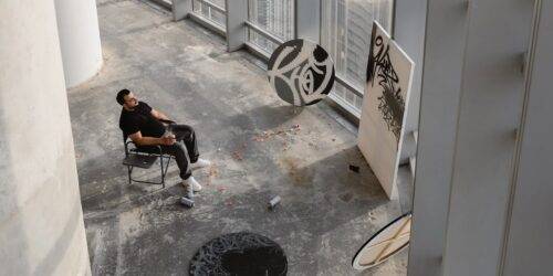 نمایشگاه گرافیتی جهان در برج خلیفه