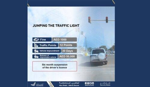 قوانین چراغ قرمز در امارات
