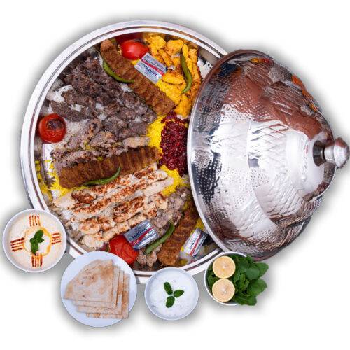 انواع سینی کباب در رستوران کباب خودمونی دبی