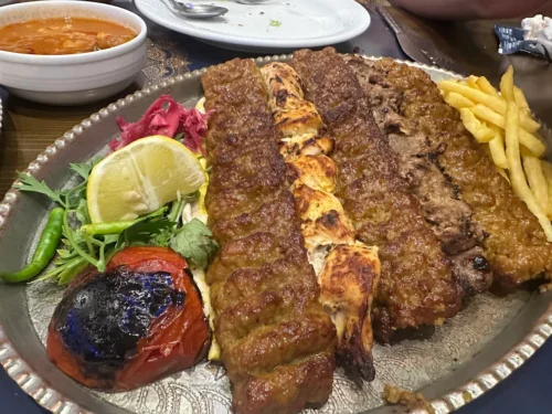 منو کبابی رستوران لیالی اصفهان دبی