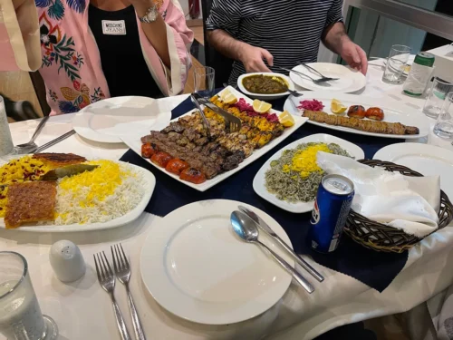 سایر آیتم‌های منو پیش غذا رستوران باشگاه ایرانیان دبی