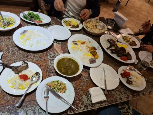تنوع غذایی در Golestan Dubai Restaurant