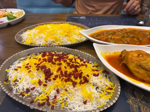 منو غذای اصلی در Layali Isfahan Dubai Restaurant