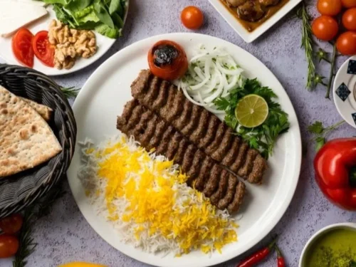 منو کبابی رستوران اچومی دبی