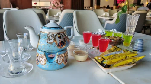 سالاد و اپتایزرهای رستوران شاندیز پالاس دبی