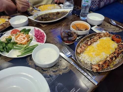 سایر آیتم‌های منو مین کورس رستوران لیالی اصفهان دبی