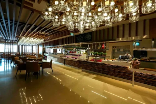 ماهیها و غذاهای دریایی رستوران وی لانژ دبی