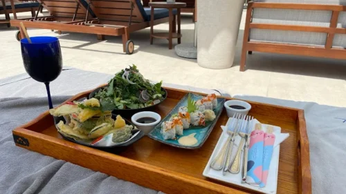 غذاهای مکزیکی رستوران آزور بیچ دبی