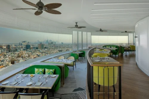 منو استارتر و سالاد رستوران Al Dawaar Revolving Dubai Restaurant