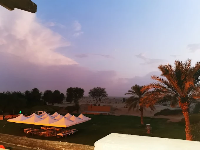 رستوران ال ساراب روفتاپ لانژ دبی یک لانژ زیبا