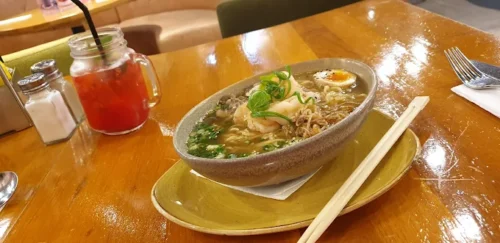 تنوع بالای غذاهای رستوران Giraffe Abu Dhabi Restaurant